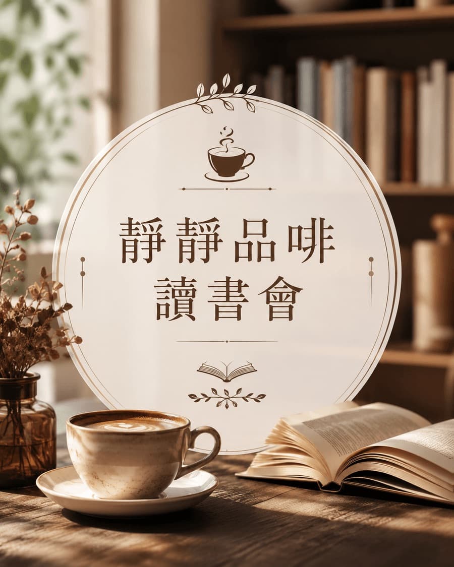 靜靜品啡讀書會｜Simffee x 書識圈 1